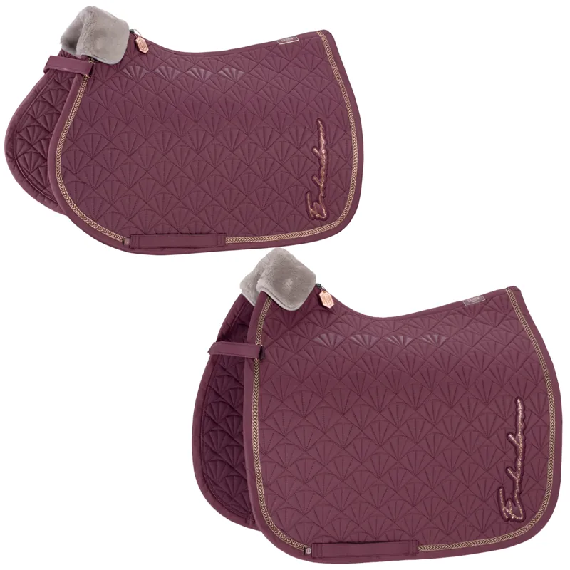 Eskadron Sparkle Peacock Saddlecloth Heritage AW23 - Cassis